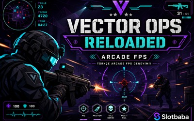 Vector Ops Reloaded hızlı tempolu arcade FPS kapak görseli